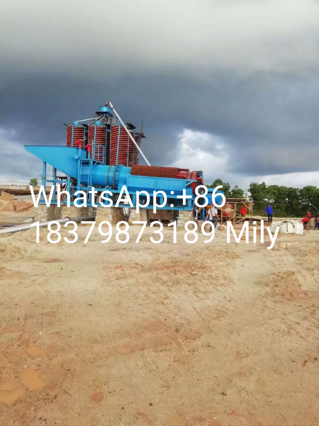 Tin plant in Indonesia use scrubber-trommel