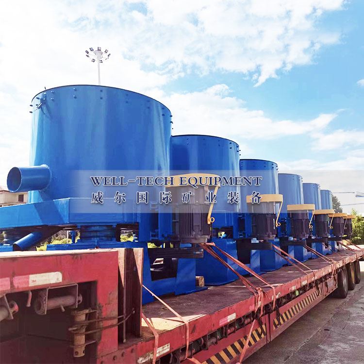Leverans 6 set STLB80 Gold Centrifugal Concentrator till Mongoliet